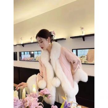 YOCEY設計師款皮毛一體外套
